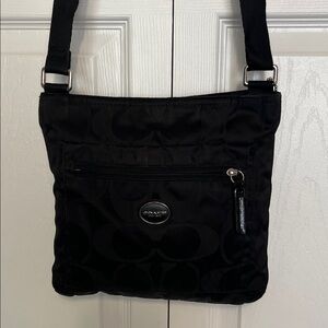 Coach Black Signature Crossbody Bag